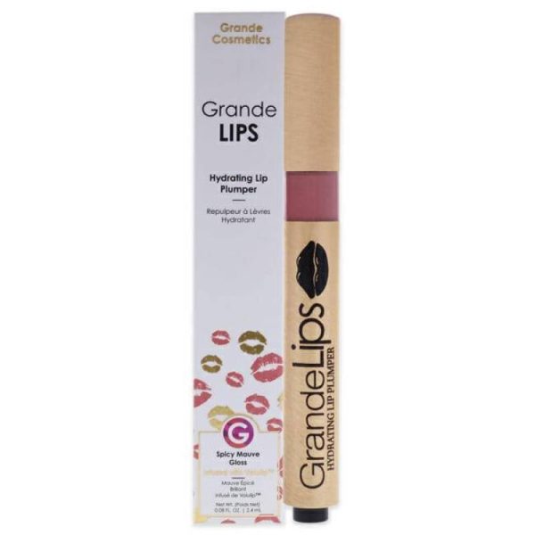 GrandeLIPS Hydrating Lip Plumper - Spicy Mauve by Grande Cosmetics for Women - 0.08 oz Lip Gloss Online Hot Sale