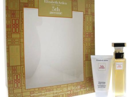 5th Avenue by Elizabeth Arden for Women - 2 Pc Gift Set 1oz EDP Spray, 1.7oz Moisturizing Body Lotion Hot on Sale