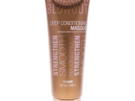 Acai Deep Conditioning Masque by Brazilian Blowout for Unisex - 8 oz Masque Online Hot Sale