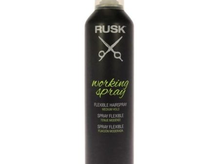 Working Spray by Rusk for Unisex - 10 oz Hair Spray on Sale