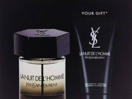 YSL LA NUIT DE L HOMME 2 PCS SET: 3.3 EDT + 1.6 S G Cheap