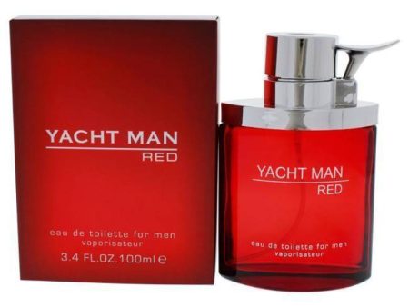 Yacht Man Red by Myrurgia for Men - 3.4 oz EDT Spray For Discount