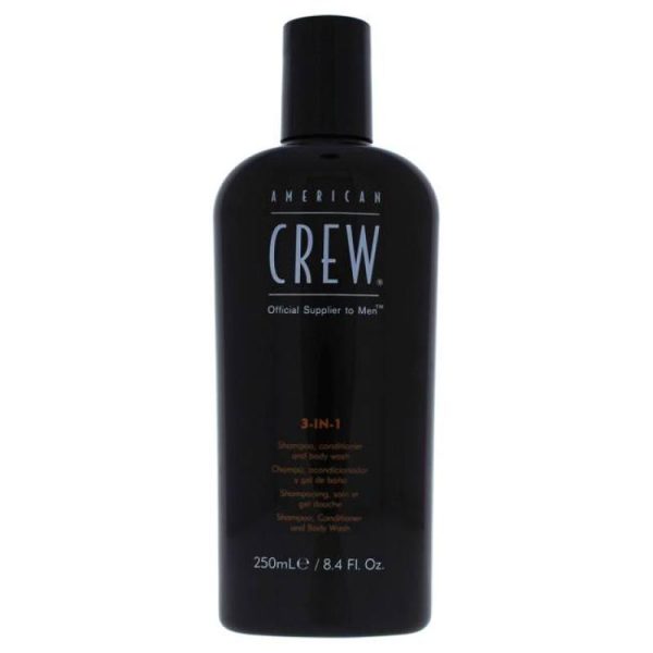 3 In 1 Shampoo, Conditioner & Body Wash by American Crew for Men - 8.4 oz Shampoo, Conditioner & Body Wash For Cheap