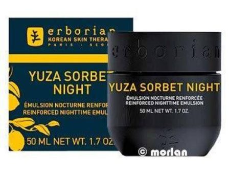 Yuza Sorbet Night Emulsion by Erborian for Women - 1.7 oz Emulsion For Cheap