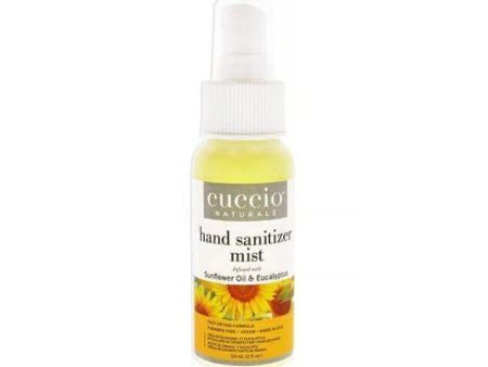 Hand Sanitizer Mist - Sunflower Oil and Eucalyptus by Cuccio Naturale for Unisex - 2 oz Hand Sanitizer Discount