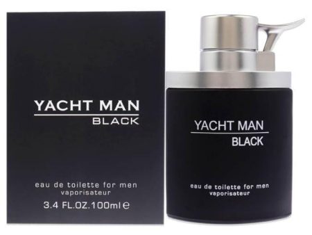 Yacht Man Black by Myrurgia for Men - 3.4 oz EDT Spray Hot on Sale