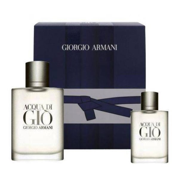 ACQUA DI GIO 2 PCS SET FOR MEN: 3.4 EDT SP+ 1 OZ EDT SP (HARD) Supply