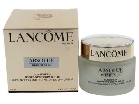 Absolue Premium Bx Replenishing and Rejuvenating Day Cream SPF 15 by Lancome for Women - 1.7 oz Cream on Sale