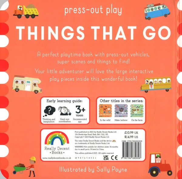 Press Out Play - Things That Go Supply